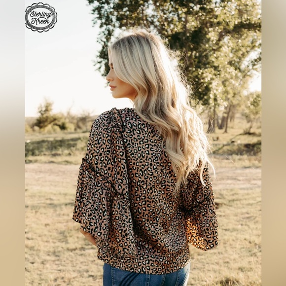 Into the Night Top - Leopard - Picture 3 of 5